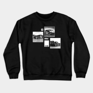 NISSAN 300ZX IMSA GTO Black 'N White Archive (Black Version) Crewneck Sweatshirt